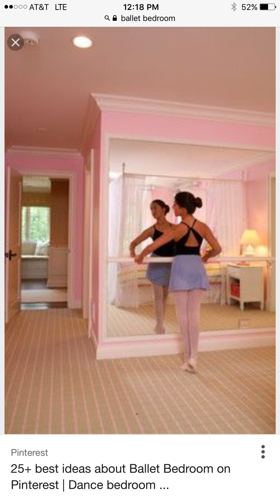 Комната в стиле балерины