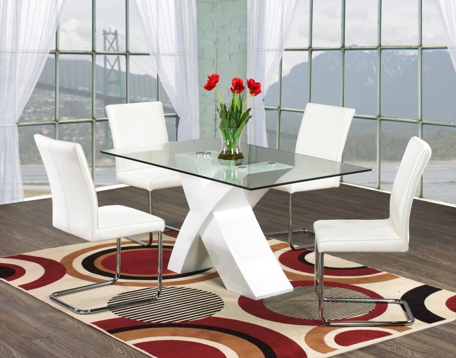White Modern Dining Table