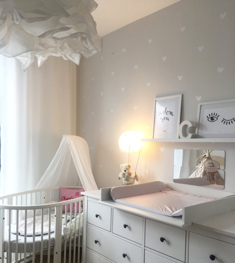 Детская комната для новорожденного икеа