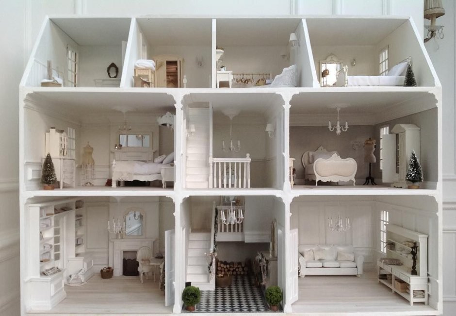 Дизайнерский миниатюрный домик для Барби