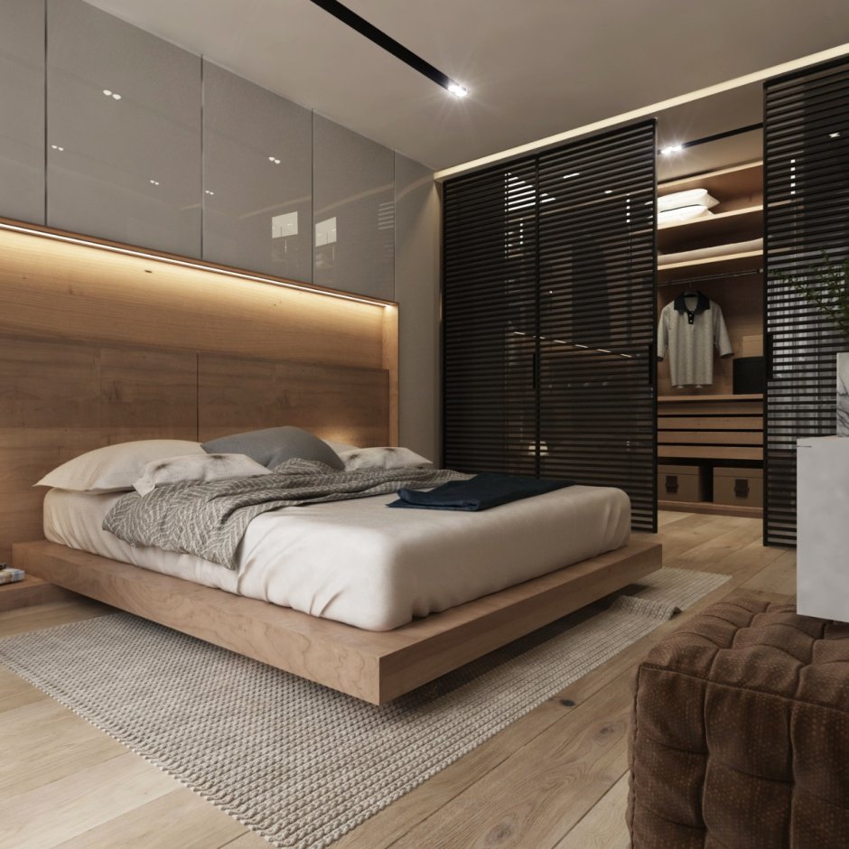 Спальня холостяка в современном стиле