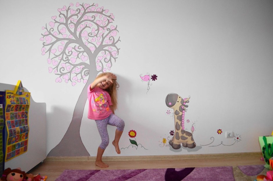 Детская комната с единорогами