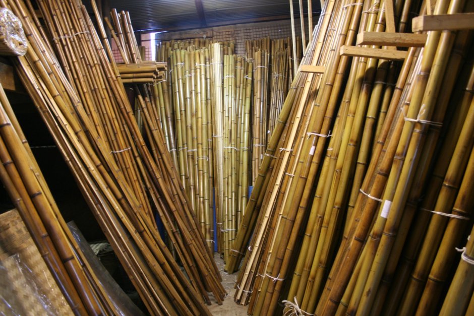 Бамбуковые перегородки в интерьере