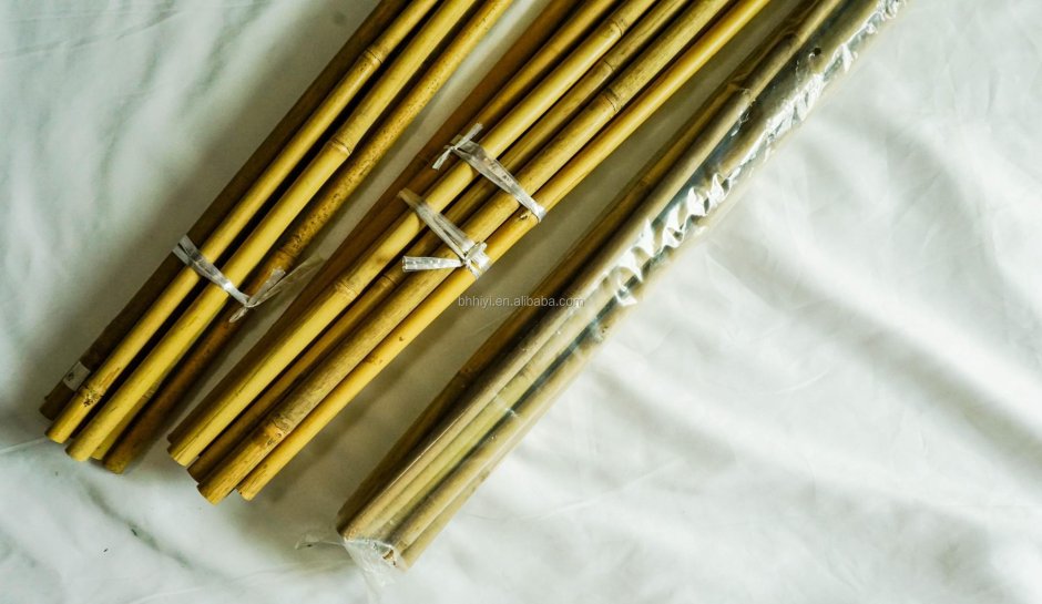 Бамбуковые палочки в интерьере
