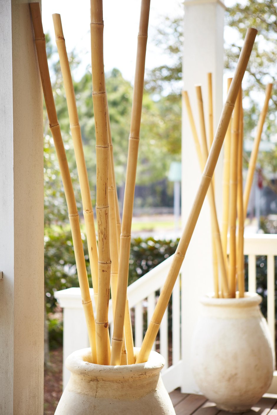 Бамбуковые палки для интерьера (60 фото)