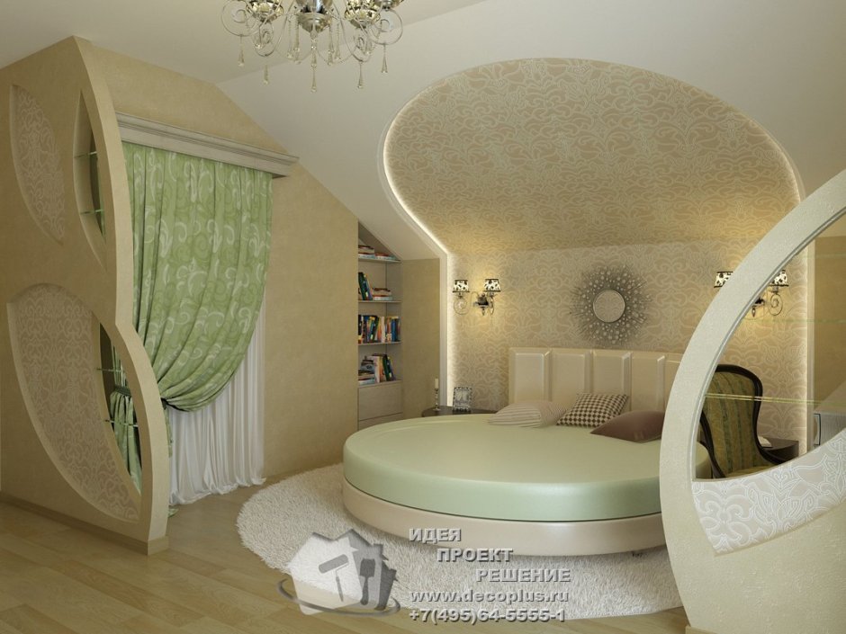 Круглые кровати для гостиниц