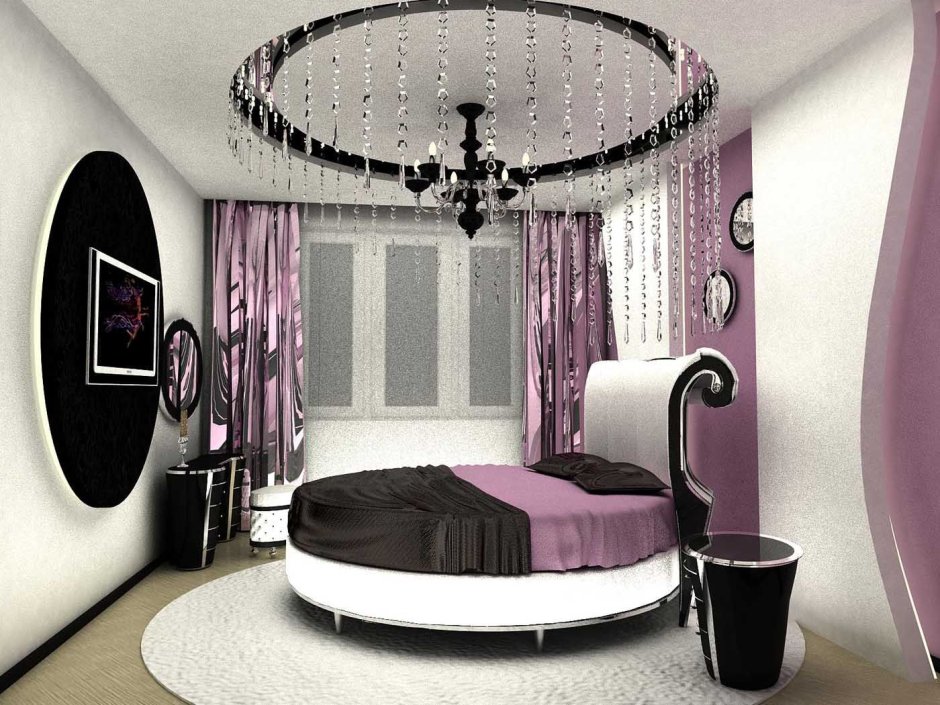 Дизайн комнаты с круглыми углами (74 фото)