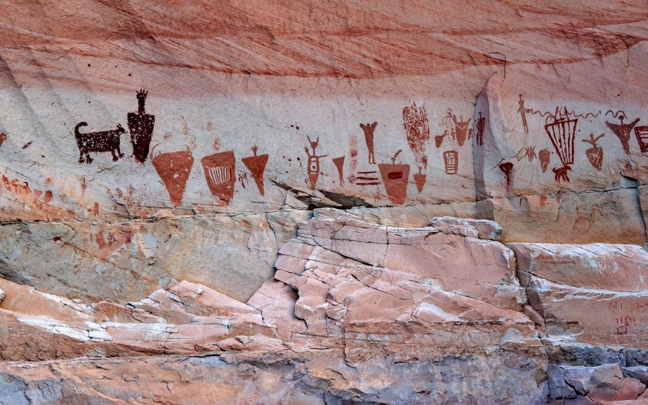 Хорсшу-каньон Наскальная живопись