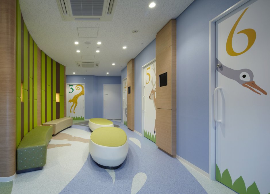 Интерьеры детских больниц