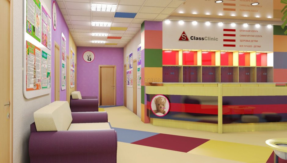 Интерьер детской больницы