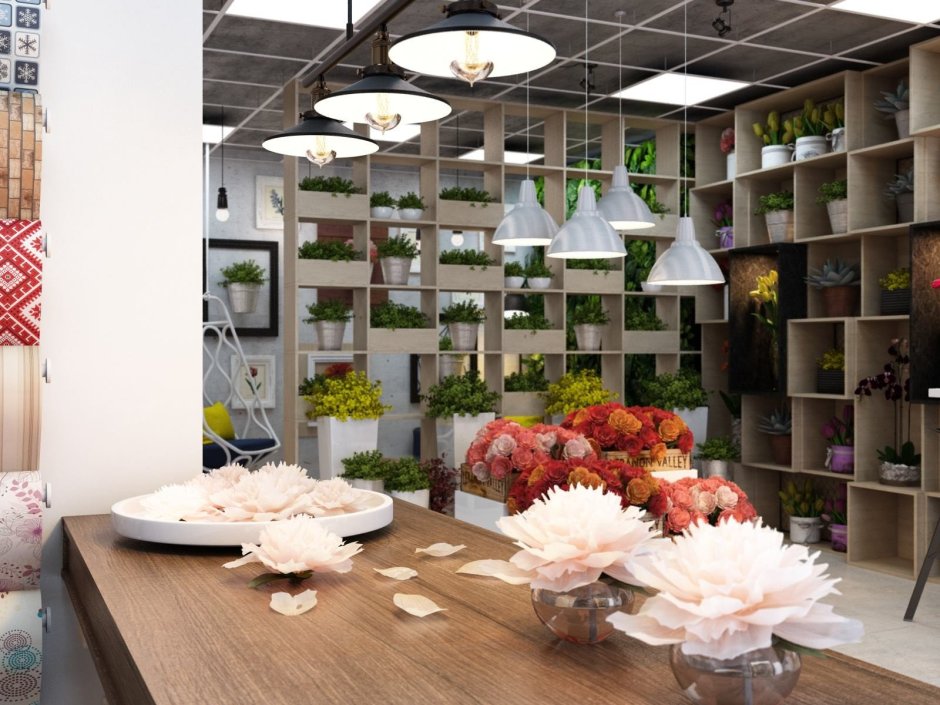 Дизайн цветочного магазина в европе (60 фото)