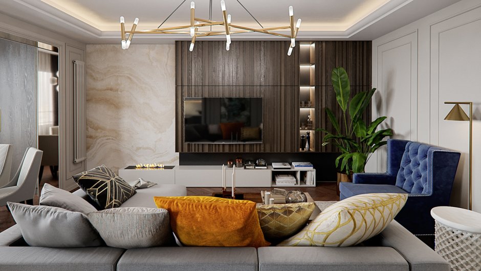 Living Room render