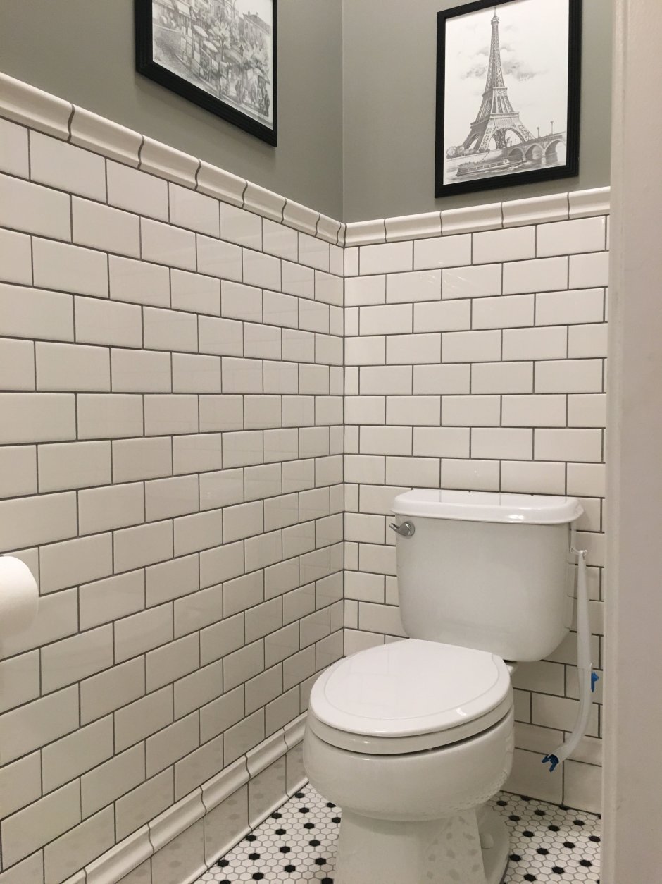 Туалетная комната в скандинавском стиле