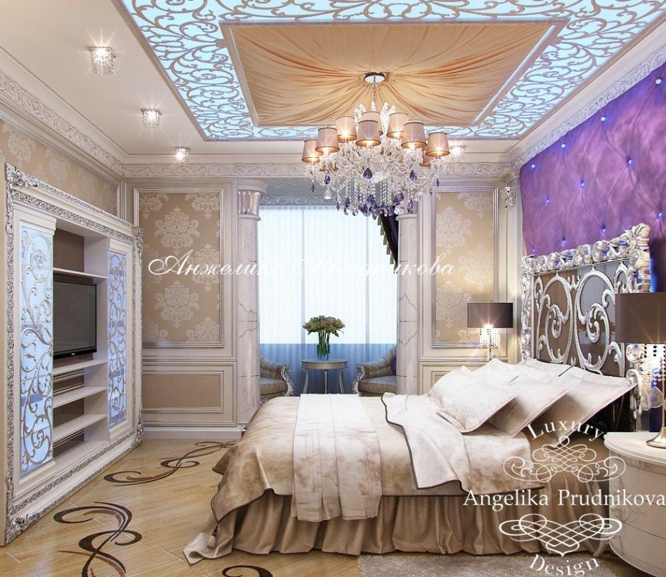 Antonovich Design спальня Королевский стиль