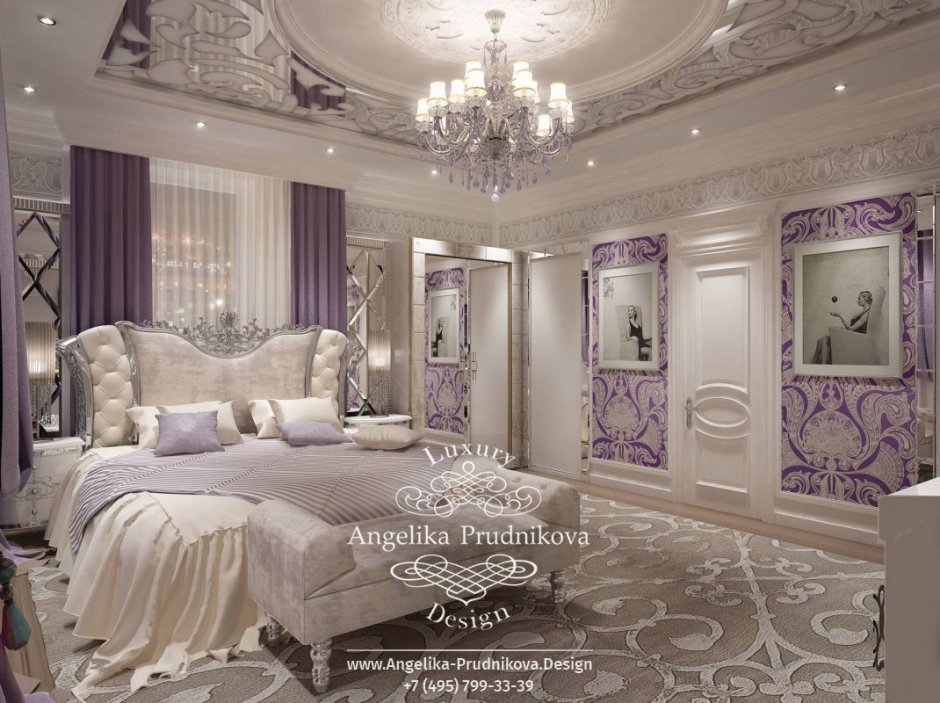 Спальня в стиле арт деко Анжелика Прудникова