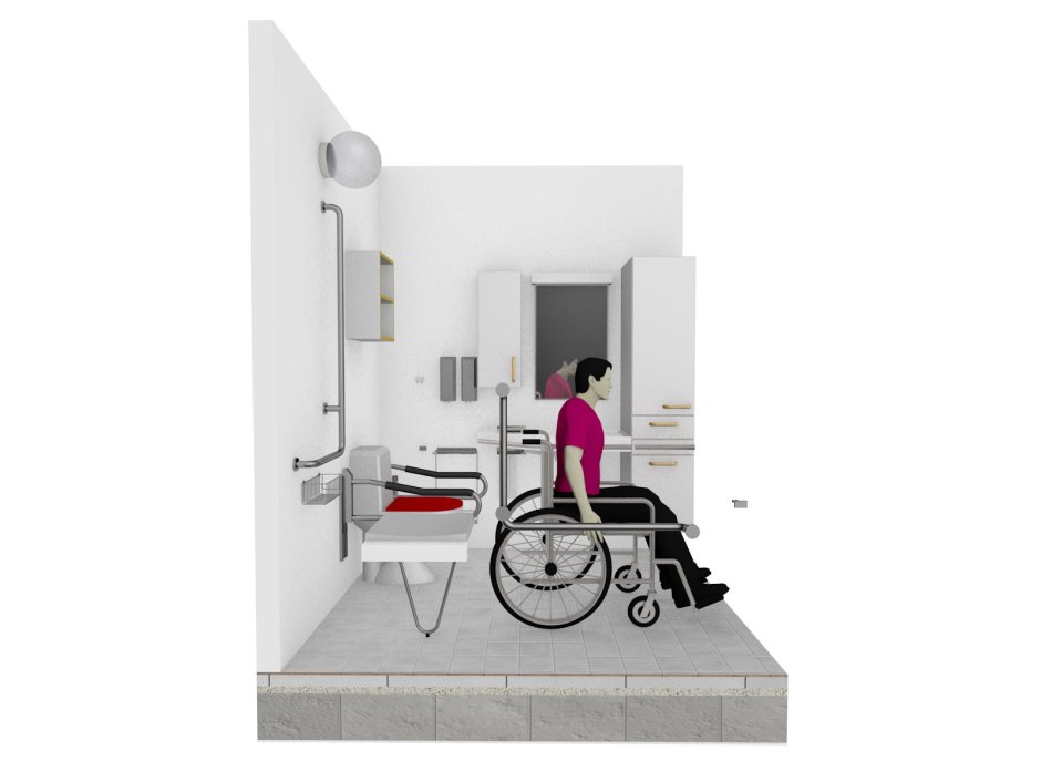 Туалет для инвалидов колясочников
