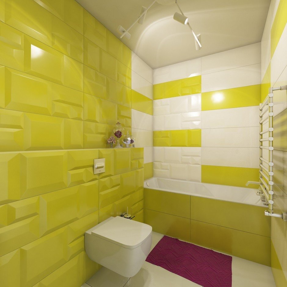 Желтая ванная