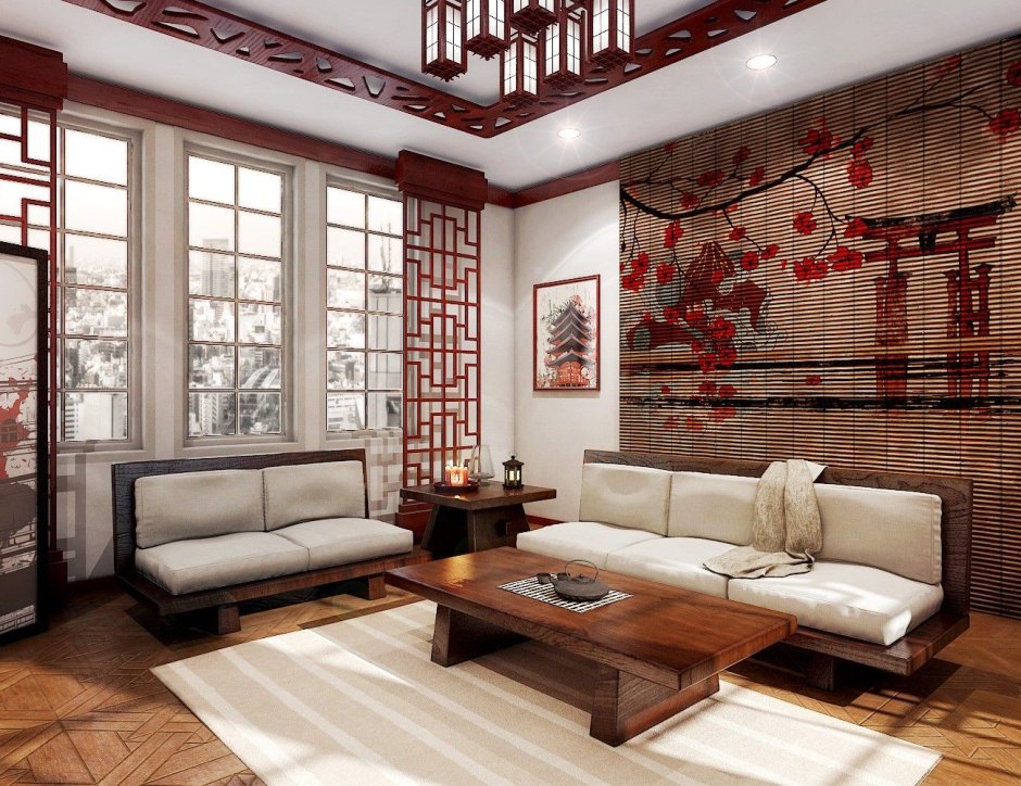Декор мягкой мебели в китайском стиле