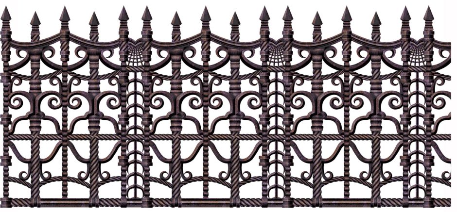 Забор в готическом стиле