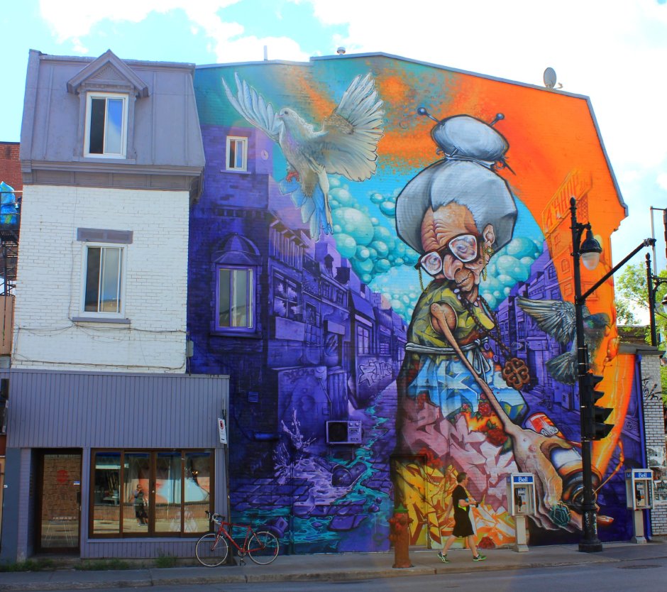 Монреаль граффити