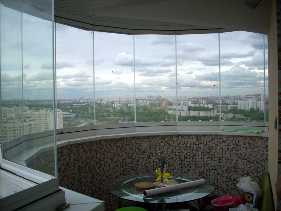 Лоджия с панорамными окнами