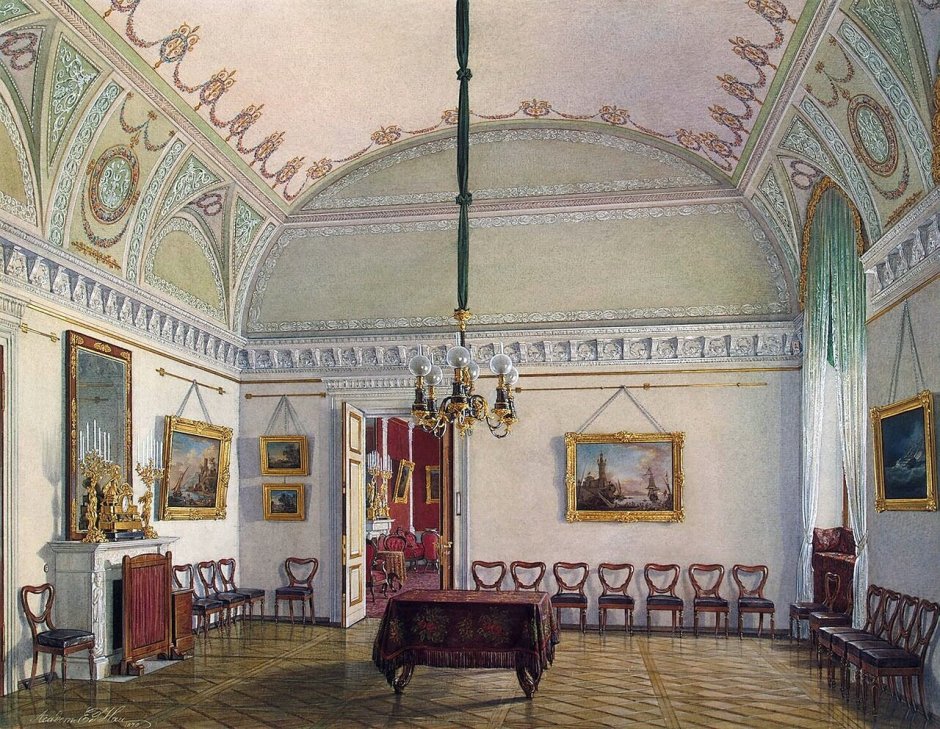 Гатчина дворец белый зал