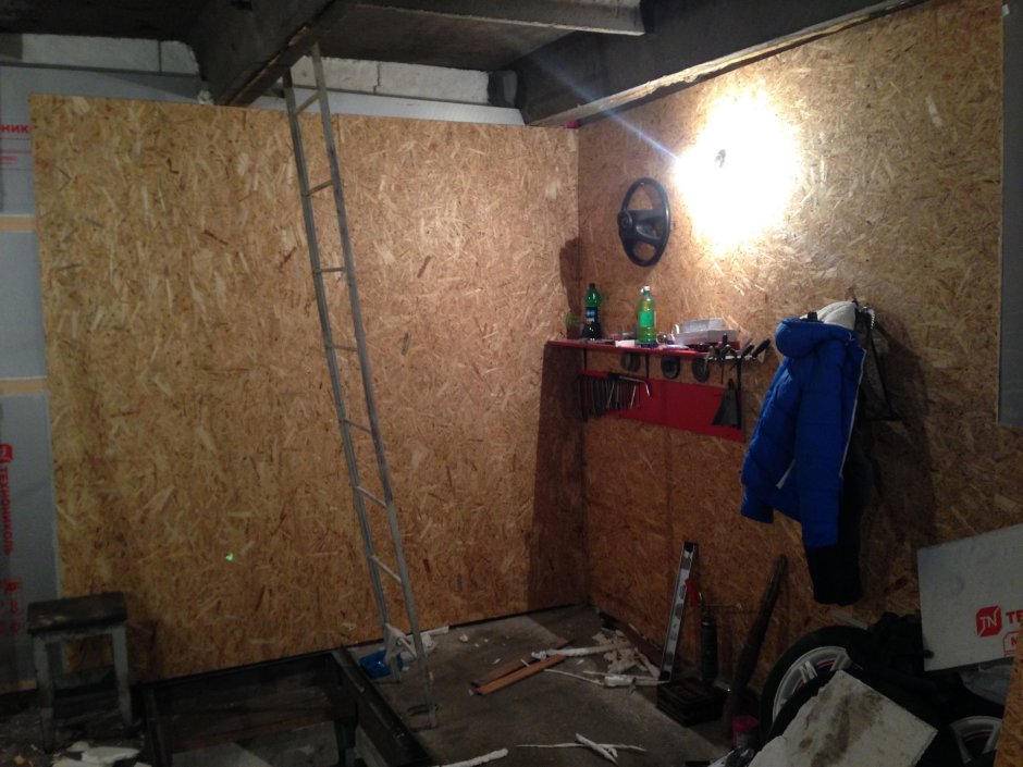 Теплоизоляция стен гаража