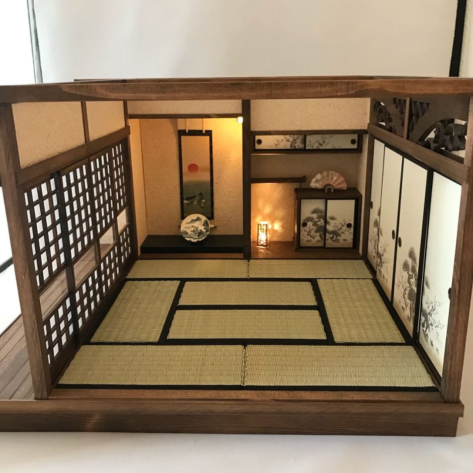 Японский домик миниатюра