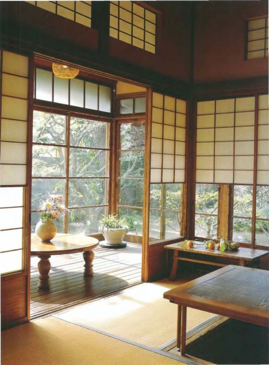 Традиционный японский дом интерьер