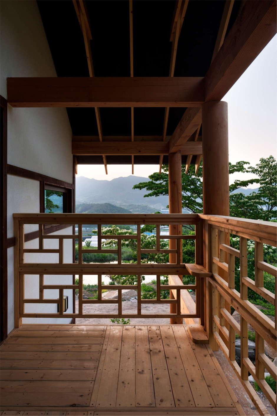 Балкон в японском стиле
