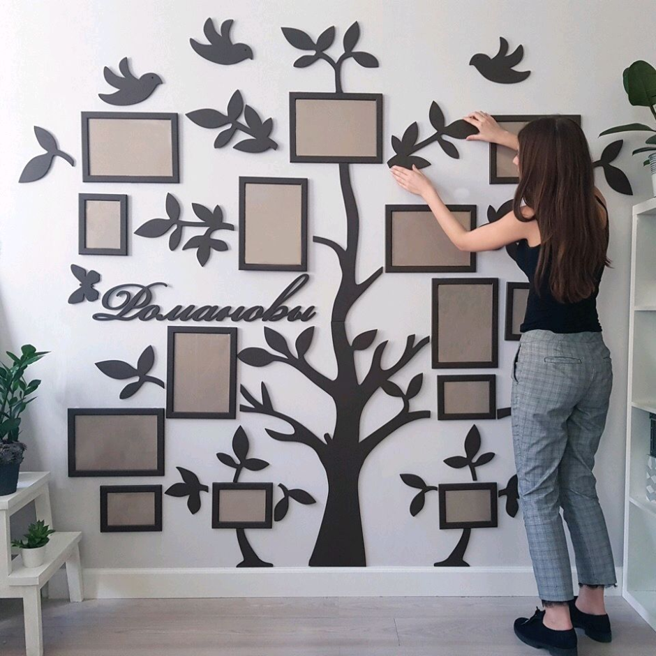Дерево на стене своими руками