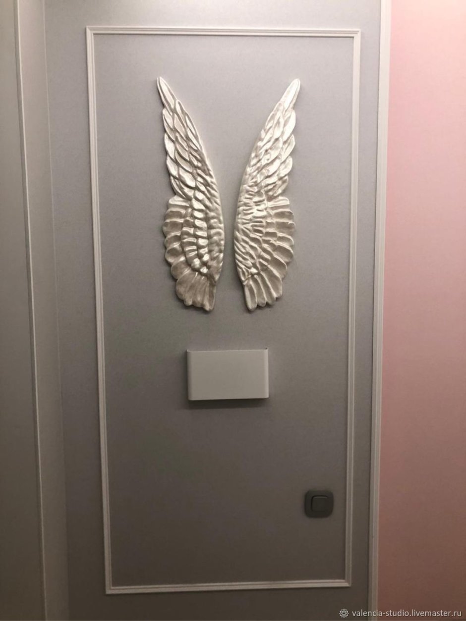 Гипсовые Крылья на стену