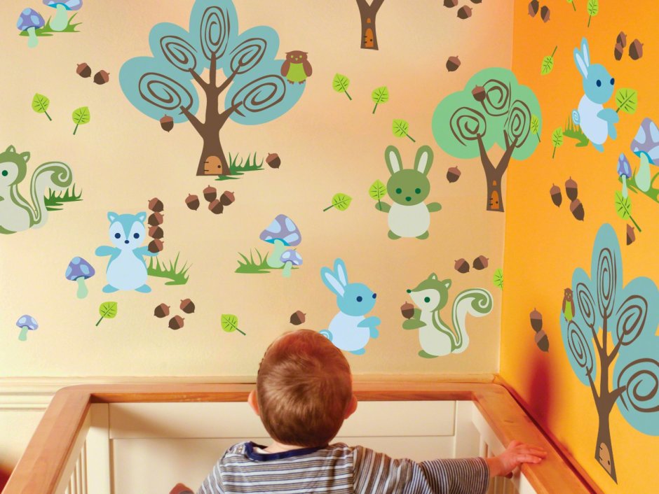 Украсить раздевалку в детском саду