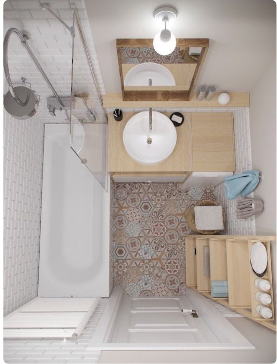 Ванная комната для малогабаритной квартиры