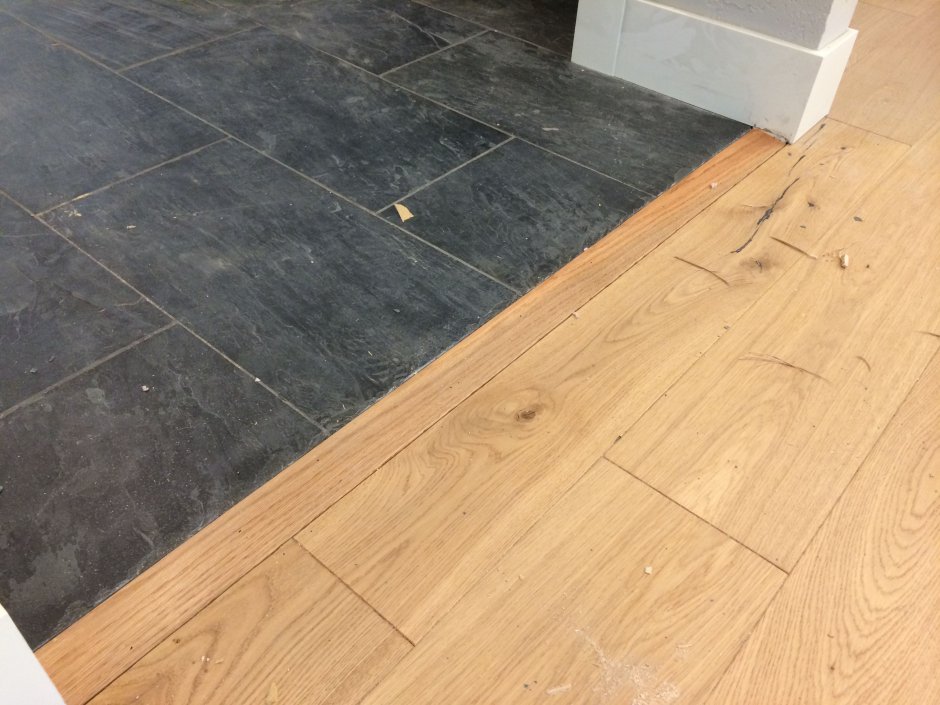 Плитка на деревянный пол