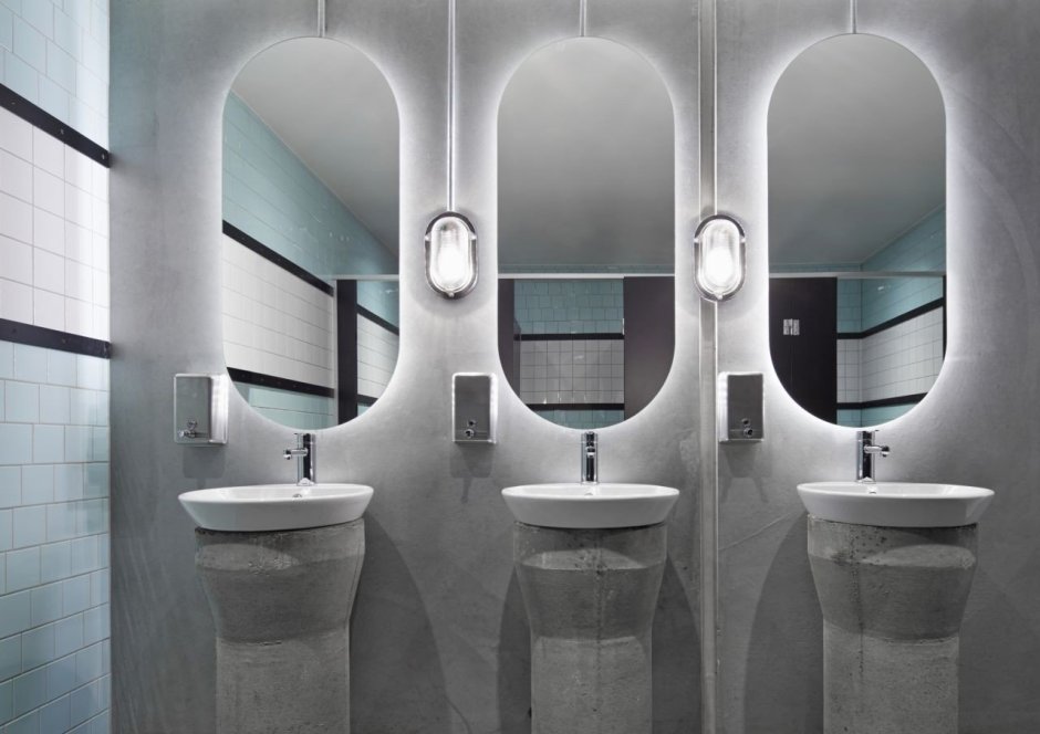 Дизайн общественного туалета (58 фото)