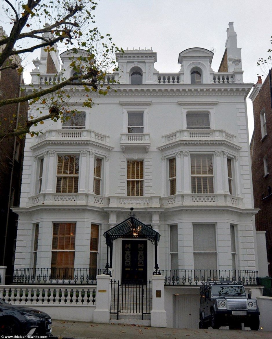 Дом Бекхэмов в Кенсингтоне Лондоне