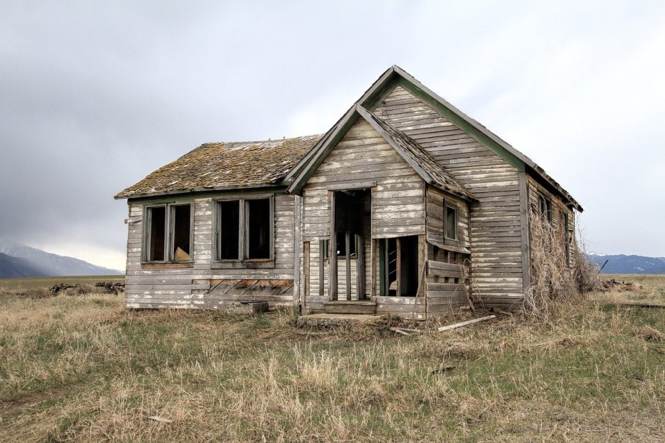 Отреставрированный деревянный дом