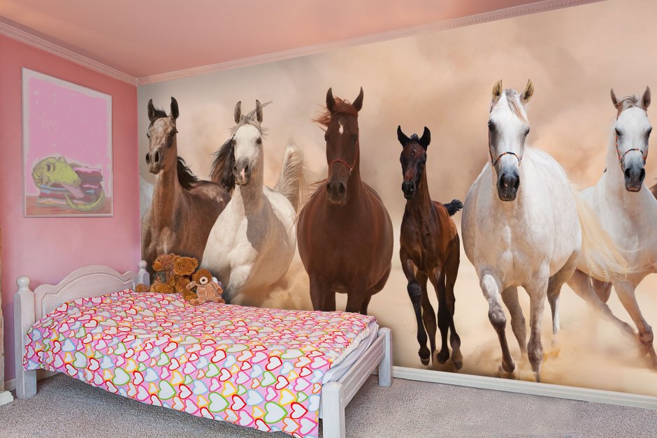 Детская комната лошадка