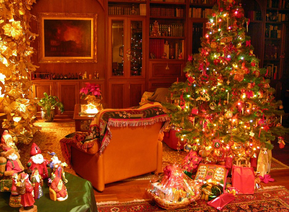 Рождество елка подарки