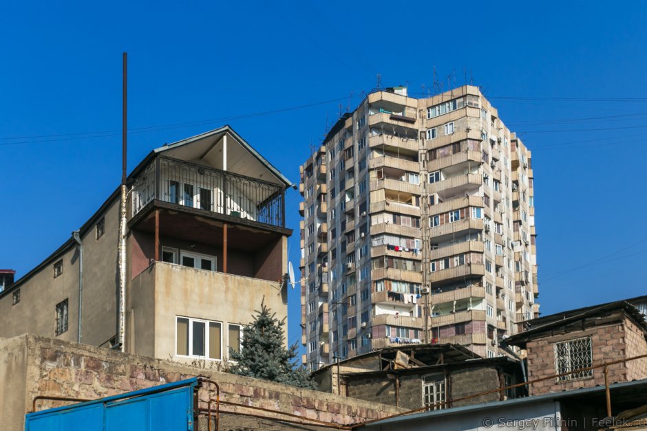 Травертин фасад Армения