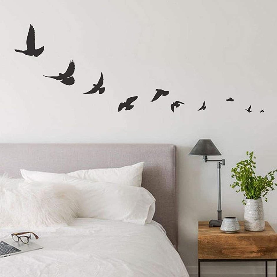 Птицы дизайнерские на стену