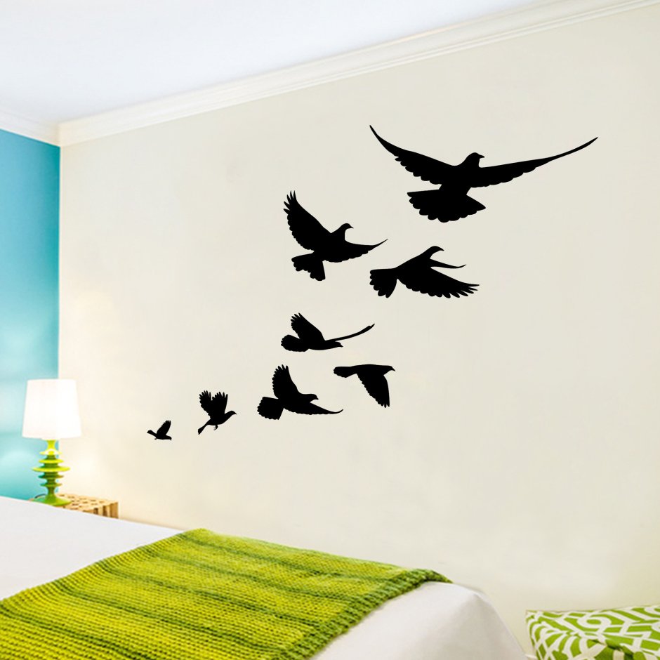 Птицы на стену