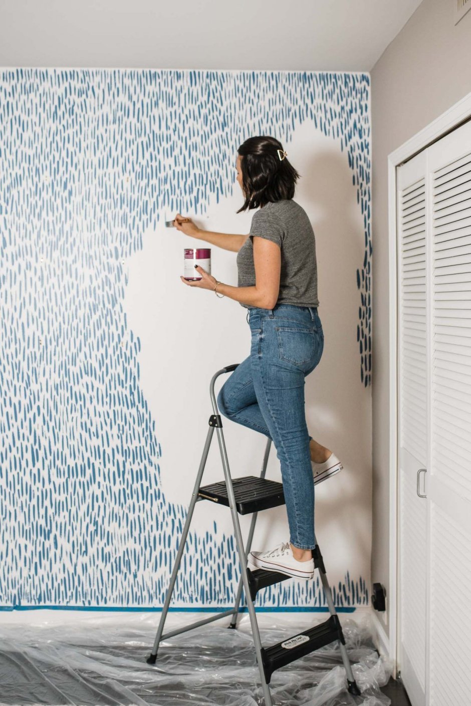 Нестандартная покраска стен