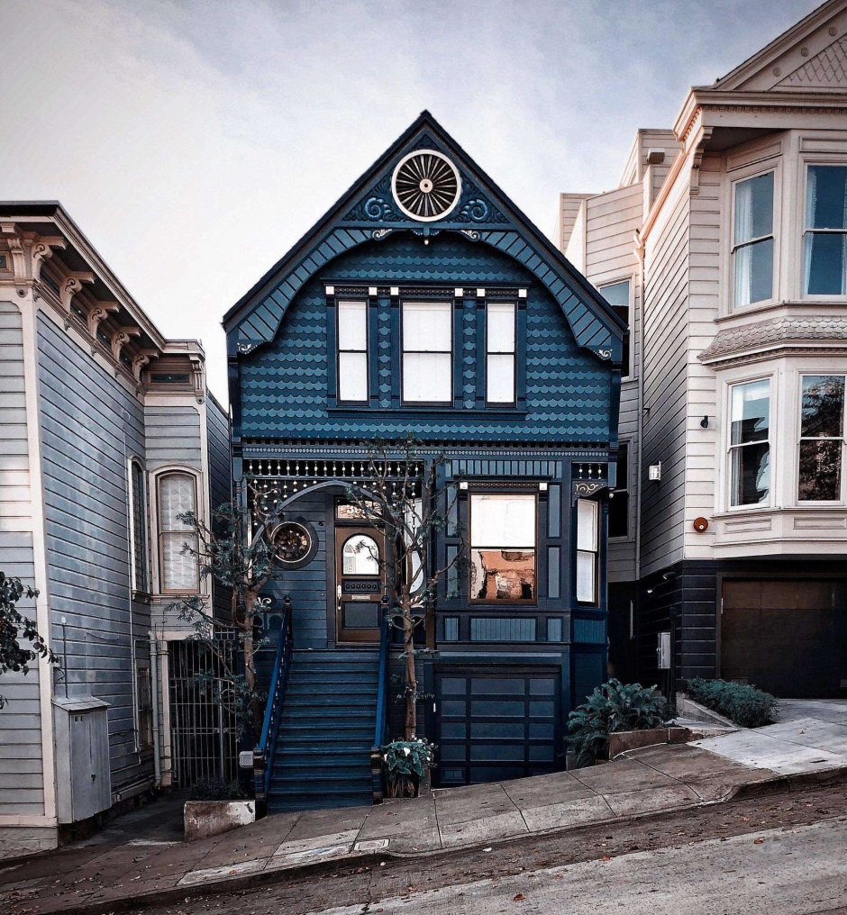 Дом в викторианском стиле Сан-Франциско
