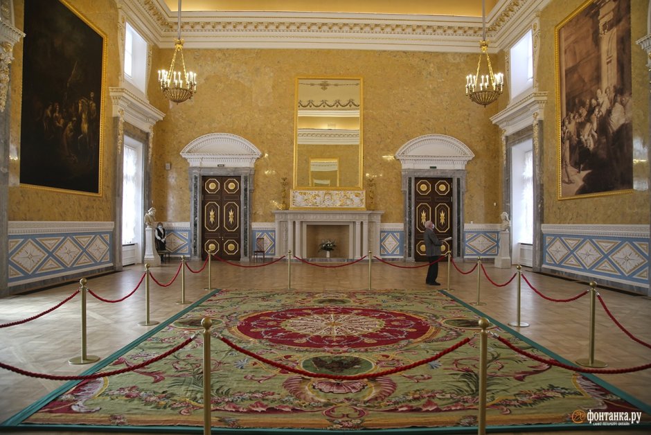 Михайловский дворец Павла 1 внутри