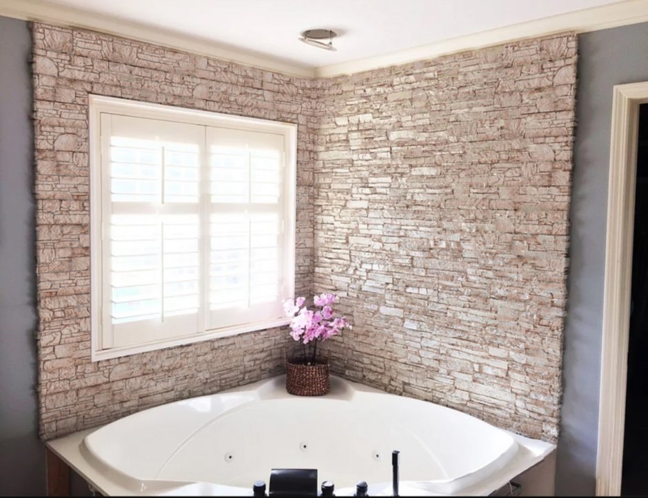Гибкая плитка для стен в ванной (61 фото)