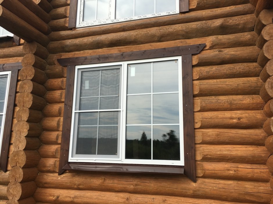 Внутренняя отделка окон в деревянном доме
