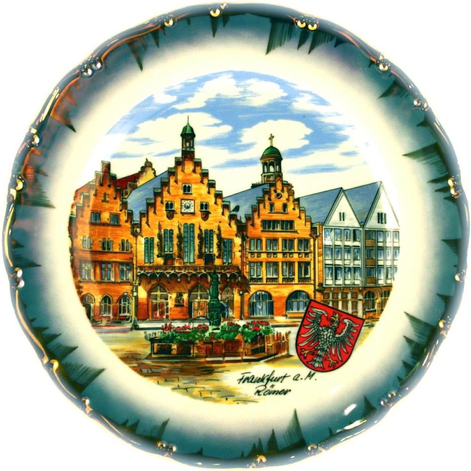 Тарелка настенная Dresden Germany