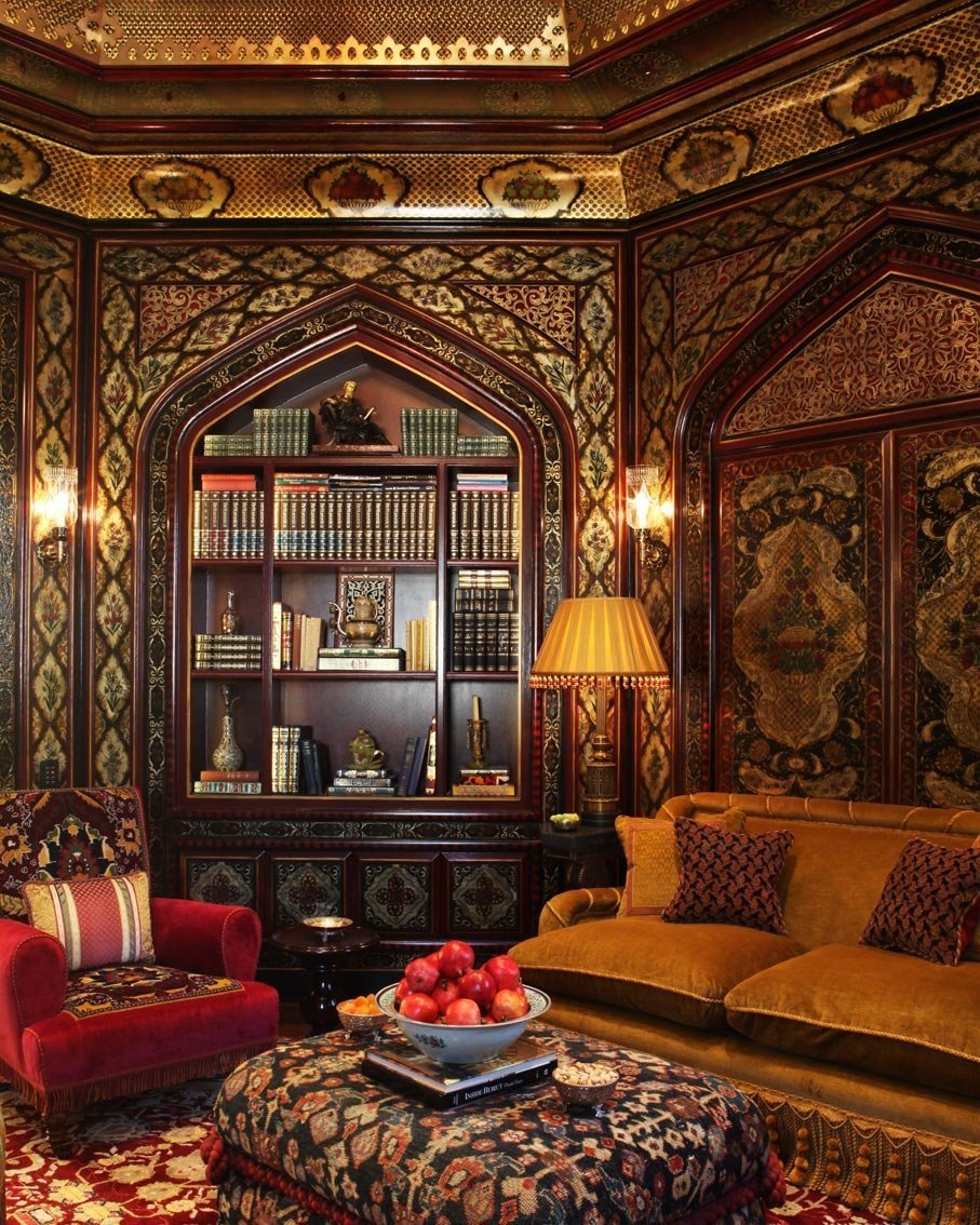 Марокканский стиль в интерьере гостиной (70 фото)